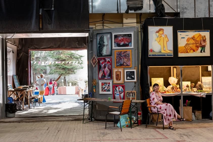 Artists and artworks at YARDSALE + THE ART 1